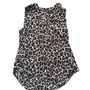 Vince Camuto leopard print tank